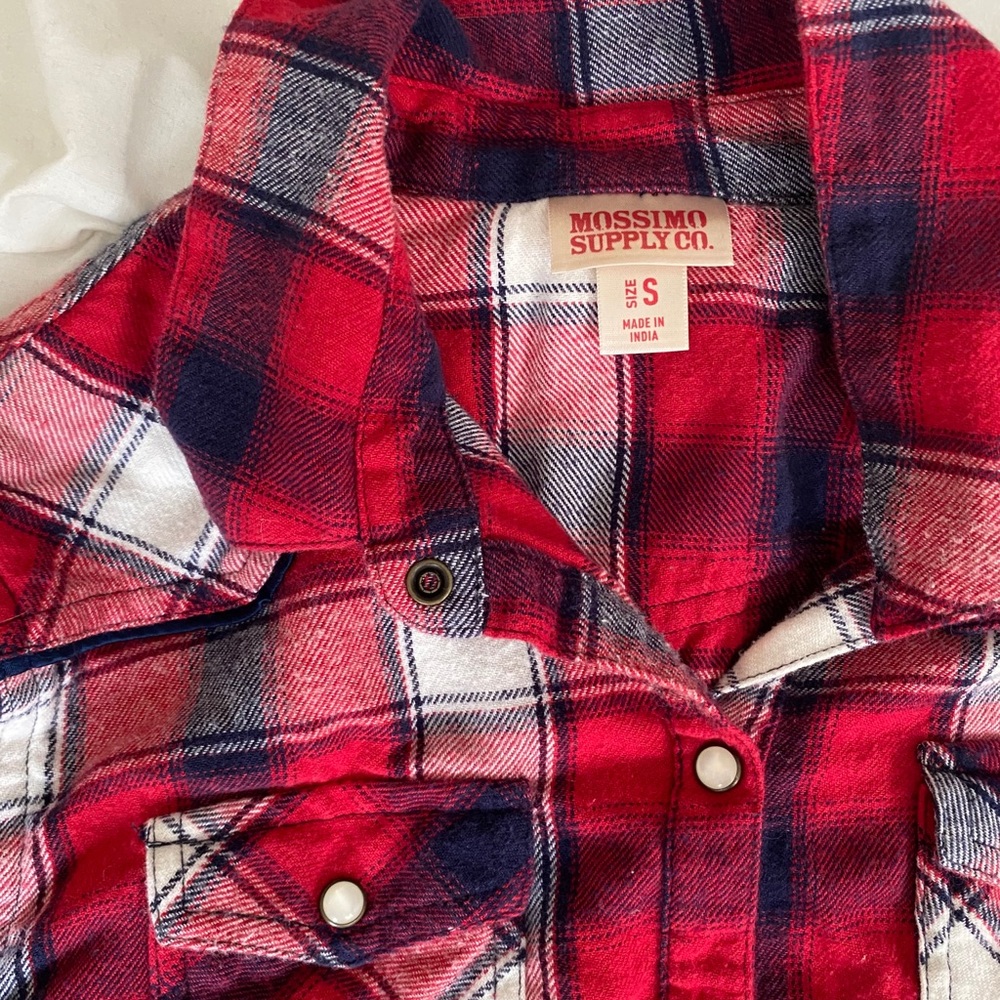 Mossimo Supply Co. red plaid flannel